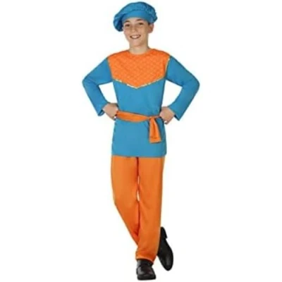 Afbeelding van Kostuums voor Kinderen Page Blauw (4 Pcs) Maat 5 6 Jaar
