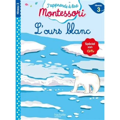 Image de L&#039;ours blanc, niveau 3 J&#039;apprends à lire Montessori