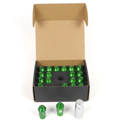 Afbeelding van Set Bouten OMP 7075 40 mm M12 x 1,50 20 uds Groen