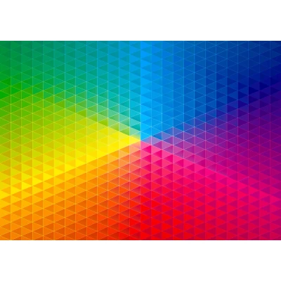 Afbeelding van Kaleidoscopic Rainbow Puzzel 1000 Stukjes