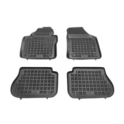 Afbeelding van REZAW PLAST 200107 Vloermatset Rubber voor en achter 4 Zwart Op maat gemaakt VOLKSWAGEN: Caddy 3