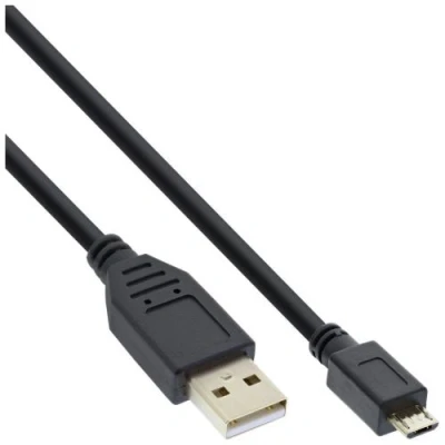 Afbeelding van InLine USB A Micro B (0.50 m, 2.0), kabel