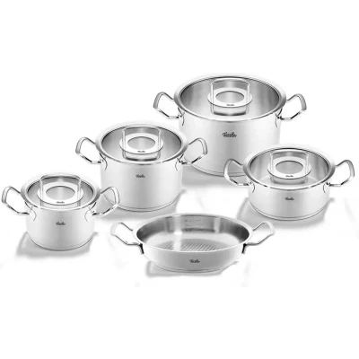 Afbeelding van Fissler Original Profi Collection 5 delige Set met Crispy Serveerpan