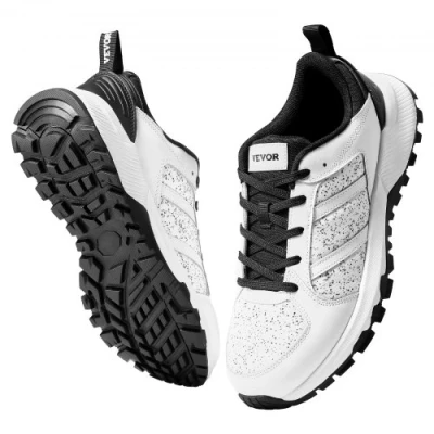 Image de VEVOR Chaussures de Cross training Baskets Course Pointure US 13 Largeur W Blanc