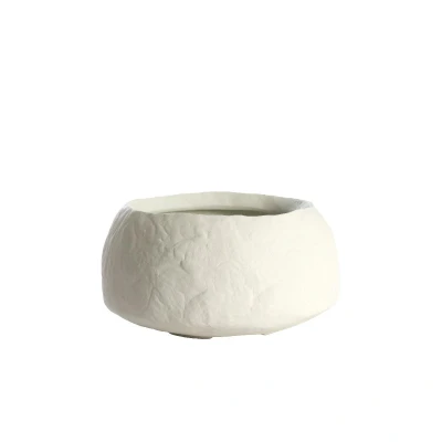 Afbeelding van Light&amp;living Vaas deco Ø39x21 cm TINGRI crème
