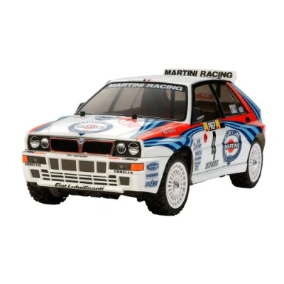 Afbeelding van Tamiya Lancia Delta HF Integrale (TT 02) bouwdoos
