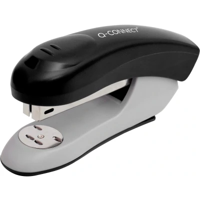 Afbeelding van Q CONNECT nietmachine, kunststof, half strip, 20 blad, zwart