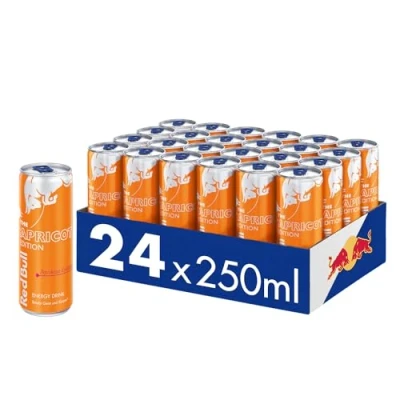 Afbeelding van Red Bull Energy Drink Summer Edition Apricot Strawberry, 250 ml (24 blikjes)