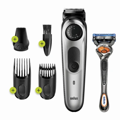 Image de Braun BT5260 Tondeuse à barbe Noir, 39 longueurs, 5 en 1