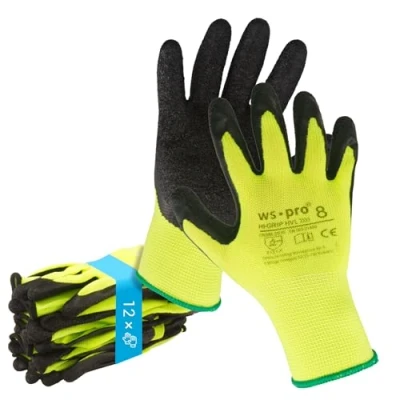 Afbeelding van Trevendo Werkhandschoenen Montagehandschoenen Super Tech Nylex Latex Coating, Maat 10, 12 paar