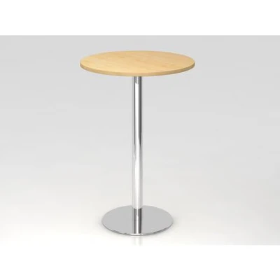 Afbeelding van hjh OFFICE PRO Bistro H80R C Systeem conferentietafel Esdoorn / Chroom