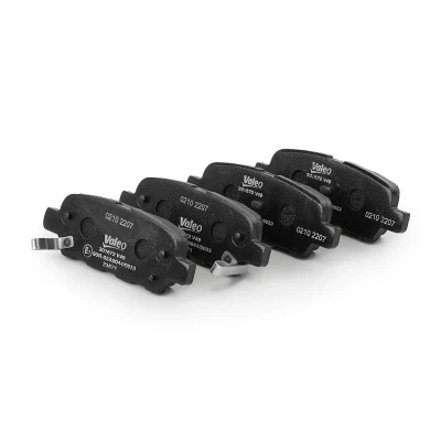 Afbeelding van VALEO 301672 Remblokkenset FIRST Achteras Incl. slijtage waarschuwingscontact Zonder anti kreukplaat NISSAN: Qashqai / Qashqai+2 I, Juke, X Trail