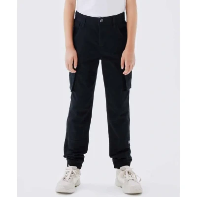 Afbeelding van Name it broek voor jongens zwart maat 6j