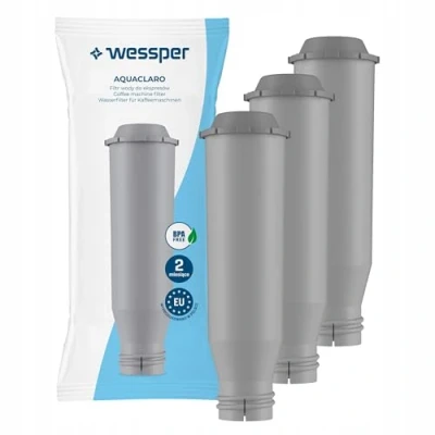 Afbeelding van Wessper 3 filterpatronen voor volautomatische koffiemachines, compatibel met Krups F088, Nivona, Siemens, Bosch AEG koffiezetapparaten