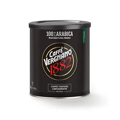 Afbeelding van Caffè Vergnano 100% Arabica Moka Koffie Gemalen 250 g