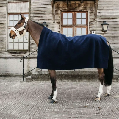 Afbeelding van Kentucky Fleecedeken Heavy Square Navy 140 x 120