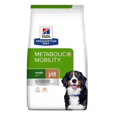Afbeelding van Hill&#039;s Prescription Diet Metabolic + Mobility Weight Joint Care Zak Kip Hondenvoer 4 kg