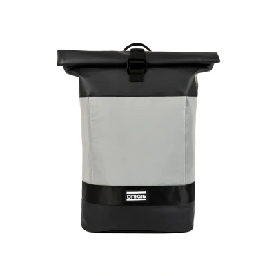 Afbeelding van OAK25 Reflective Rolltop Rugzak, Maat: One Size, Schwarz