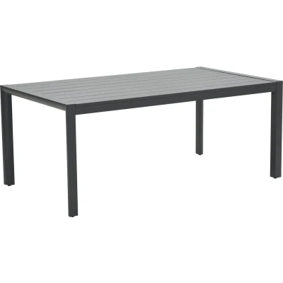 Afbeelding van Gosford dining tuintafel 180x100 carbon black Aluminium Garden Impressions