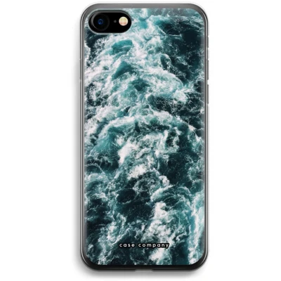Afbeelding van Case Company® hoesje geschikt voor iPhone 7 Zee golf Soft Cover Telefoonhoesje Bescherming aan alle Kanten en Schermrand