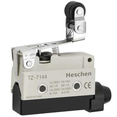 Afbeelding van Heschen Horizontale eindschakelaar TZ 7144, enkelpolige bediening, wisselstroom 380 V, 10 A, voor CNN molen