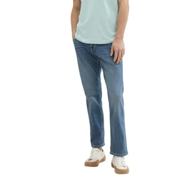 Image de TOM TAILOR Jean Marvin Straight pour homme avec stretch, 10112 Clean Light Stone Blue Denim, 30W / 34L