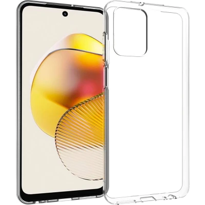 Afbeelding van Accezz Hoesje Geschikt voor Motorola Moto G73 Siliconen Clear Backcover Transparant
