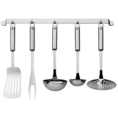 Image de Wmf 1173919990 set de 30 ménagères, acier inoxydable, argent, 43.5 x 27 6.2 cm