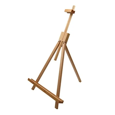Afbeelding van Paintersisters® Prato Tafelschildersezel beukenhout voor chassis tot 70 cm opvouwbare standaard mini statief
