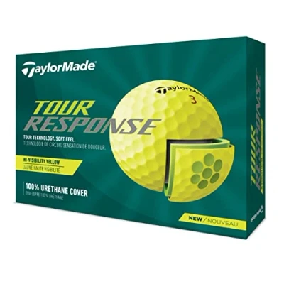 Afbeelding van TaylorMade Tour Response golfbal, uniseks, geel, Eén maat