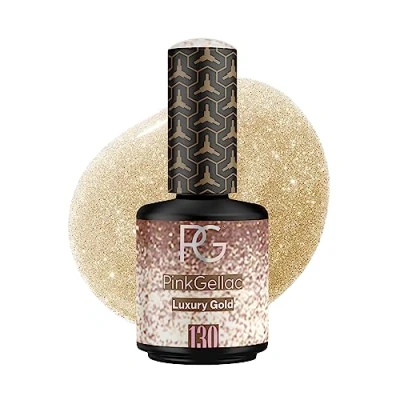 Afbeelding van Pink Gellac 130 Luxury Gold Gel Nagellak 15 Ml