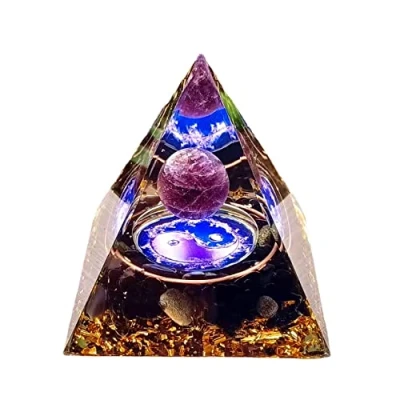 Afbeelding van ycyingcheng Ogan piramide, natuurlijke beschermsteen, negatieve energie, Taichi, zegen, decoratie voor thuis en op kantoor, ogankristallen energietoren
