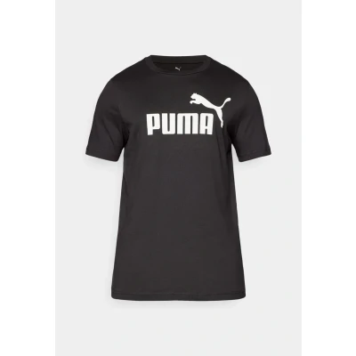 Afbeelding van Puma LOGO TEE Tshirt print, Heren, Maat: Small, Black