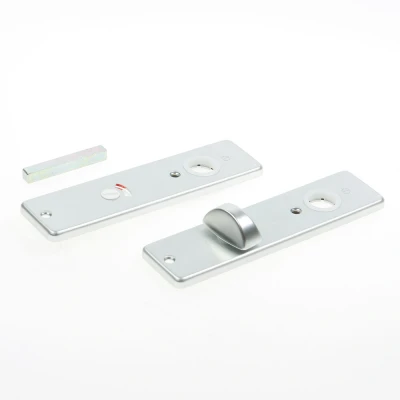Afbeelding van Hoppe Kortschild, aluminium 202kp wc8x72 zilver