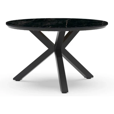 Afbeelding van Oblong Tuintafel Marble Charcoal dia. 120 cm Tierra outdoor