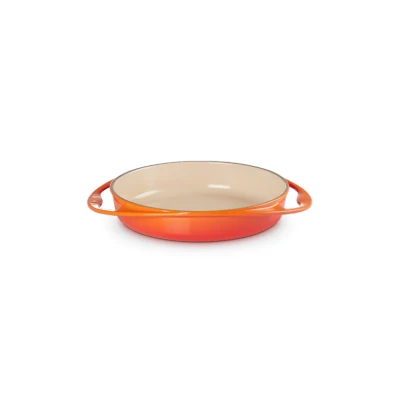 Afbeelding van Le Creuset Gietijzeren Tatin taartvorm In Oranjerood 25cm 1,8l
