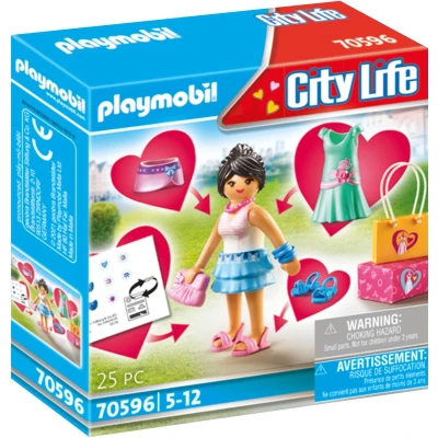 Afbeelding van PLAYMOBIL City Life Modemeisje 70596