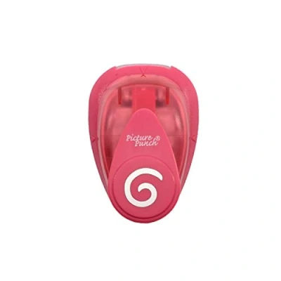 Afbeelding van Vaessen Creative Spiraalvormige papierperforator, 1,4 x 1,5 cm, cirkelsnijder voor knutselen en kaarten maken