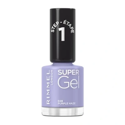 Image de Rimmel, Vernis à Ongles Super Gel, 028 Purple haze, Résultat Professionnel, Longue Tenue, Sèche comme un Classique, 12 ml