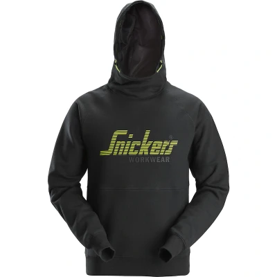 Afbeelding van Snickers 2845 Logo Hoodie Zwart