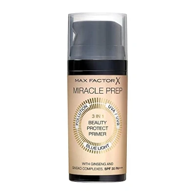 Afbeelding van Max Factor Miracle PREP 3IN1 Beauty Protect Primer Primer, Dames, Maat: 30 ml, Weiß