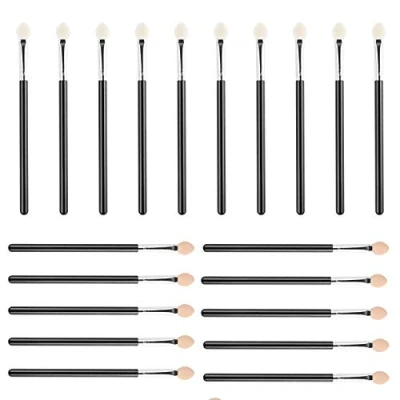 Afbeelding van make upkwasten voor ogen, 20 stuks, upkwasten, professionele accessoires en gereedschappen gezichtsmake up, rouge, concealers, oogschaduw
