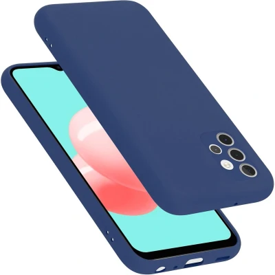 Afbeelding van Cadorabo Hoesje geschikt voor Samsung Galaxy A32 4G in LIQUID BLAUW Beschermhoes gemaakt van flexibel TPU silicone Case Cover