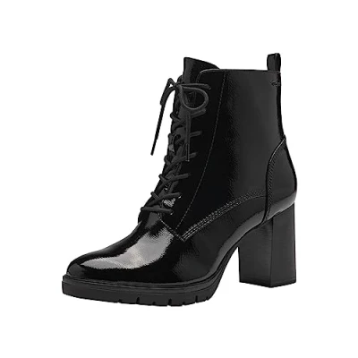 Afbeelding van Tamaris Dames 1 25110 41 Enkellaarzen voor dames, Zwarte opdruk