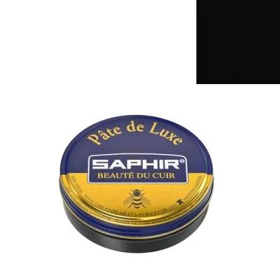 Afbeelding van Saphir Pâte de Luxe schoenwas 01 Zwart