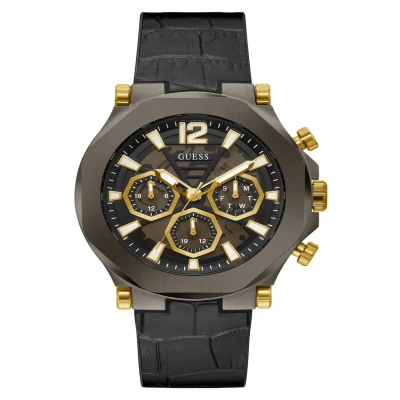 Afbeelding van GUESS heren Edge horloge GW0492G1 in de kleur Donkergrijs