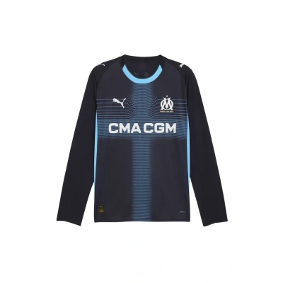 Afbeelding van PUMA Olympique de Marseille 25/26 Long Sleeve Away Jersey Men voor Heren, Blauw, Maat S