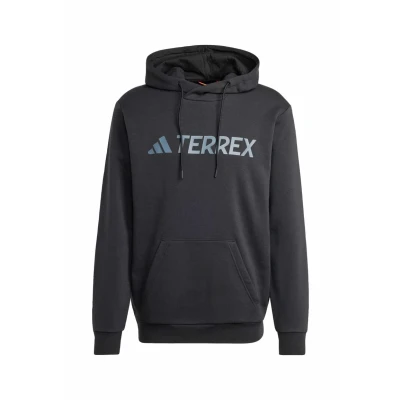 Afbeelding van Adidas Terrex Multi Large LOGO Hoodie, Heren, Maat: Small, Black