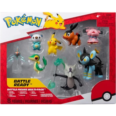 Afbeelding van Pokémon Figuren Battle Ready Set van 8 Speelfiguur