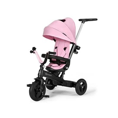 Afbeelding van Kinderkraft TWIPPER driewieler, 360 graden draaibare zitting, 9 maanden tot 5 jaar, roze